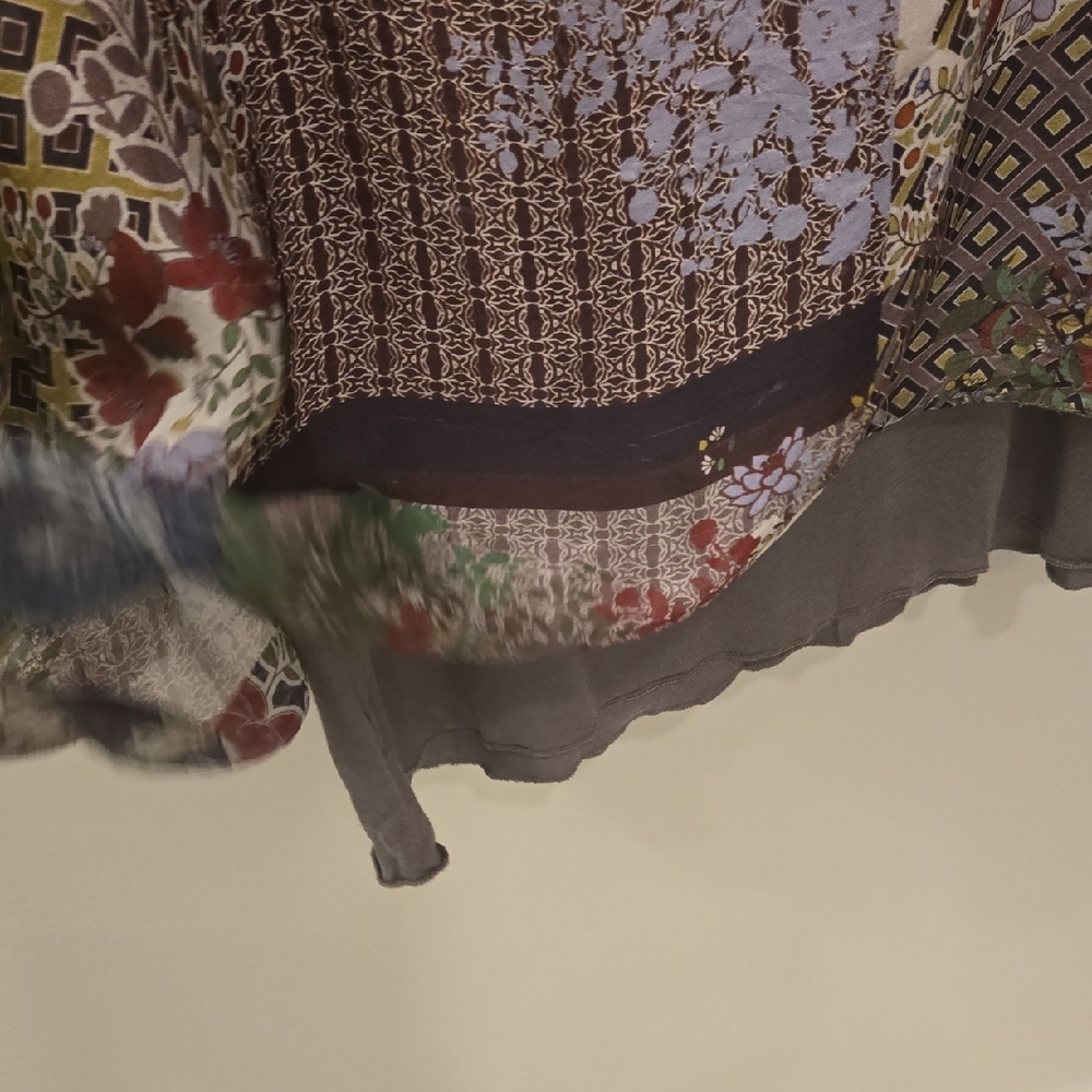 Lola Multicolor Patchwork Blouse - image 4